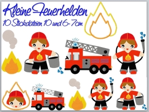 Kleine-Feuerhelden-Feuerwehr-Stickdateien-Set-10x10-auch-Puschendateien