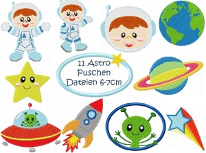 Astropuschendateien--11-Dateien-6-7cm-gro-im-10er-Rahmen