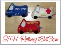 Bild 1 von ITH Rettungsfahrzeuge Polizeibus Feuerwehrauto Krankenwagen in verschiedenen Größen  / (Größe) 18x13