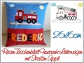 Bild 1 von Feuerwehr Leiterwagen Applikation 26x16 oder 30x18  / (Größe) 26x16