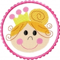 Bild 1 von Prinzessin Kopf im Button 10x10cm