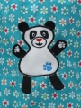 Bild 1 von 3D Appli Zaubertier Panda in 2 Größen  / (Größe) 10x10