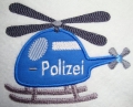 Bild 2 von Polizei Hubschrauber Appli 10x10cm