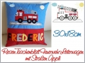 Bild 1 von Feuerwehr Leiterwagen Applikation 26x16 oder 30x18  / (Größe) 30x18