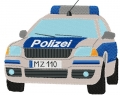 Bild 1 von Polizei Streife Füllstich 18x13cm